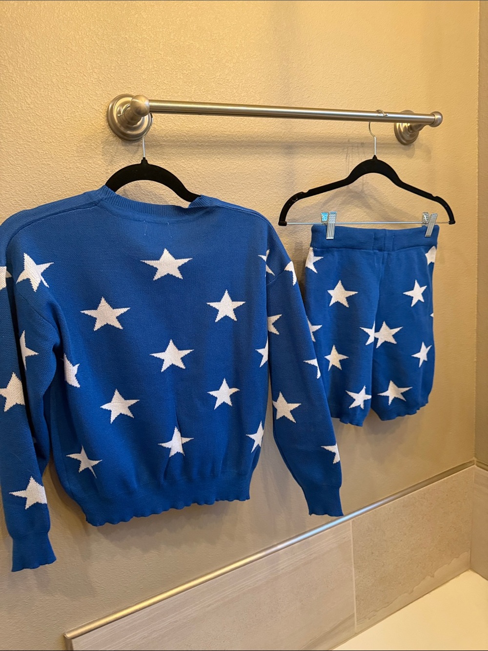 Judith March Blue USA Star Sweater Set - Picture 5 of 5